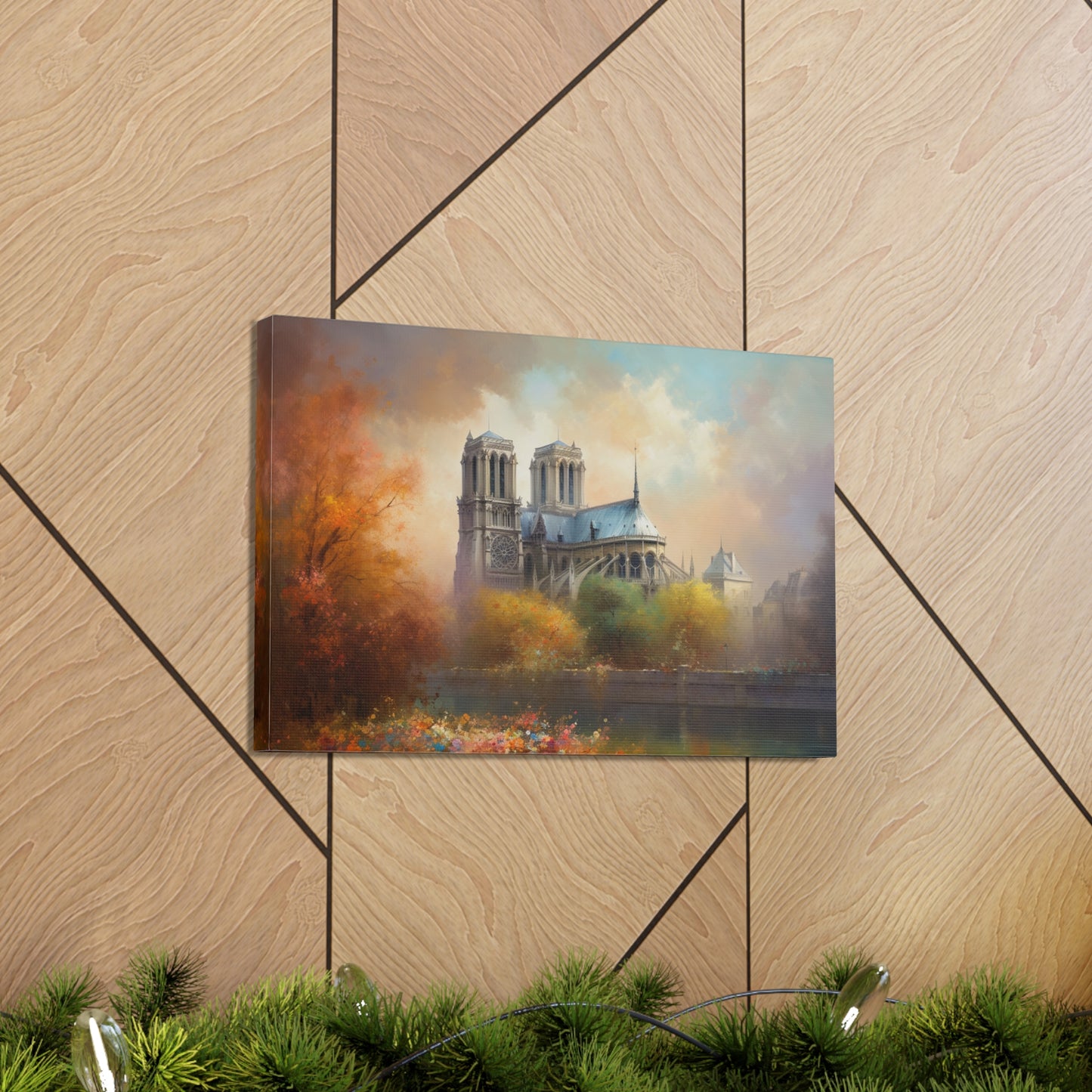 Notre Dame Cathedral Painting for Living Room Oil Painting for Dining Room Painting for Bedroom Painting for Bedroom Painting on Canvas