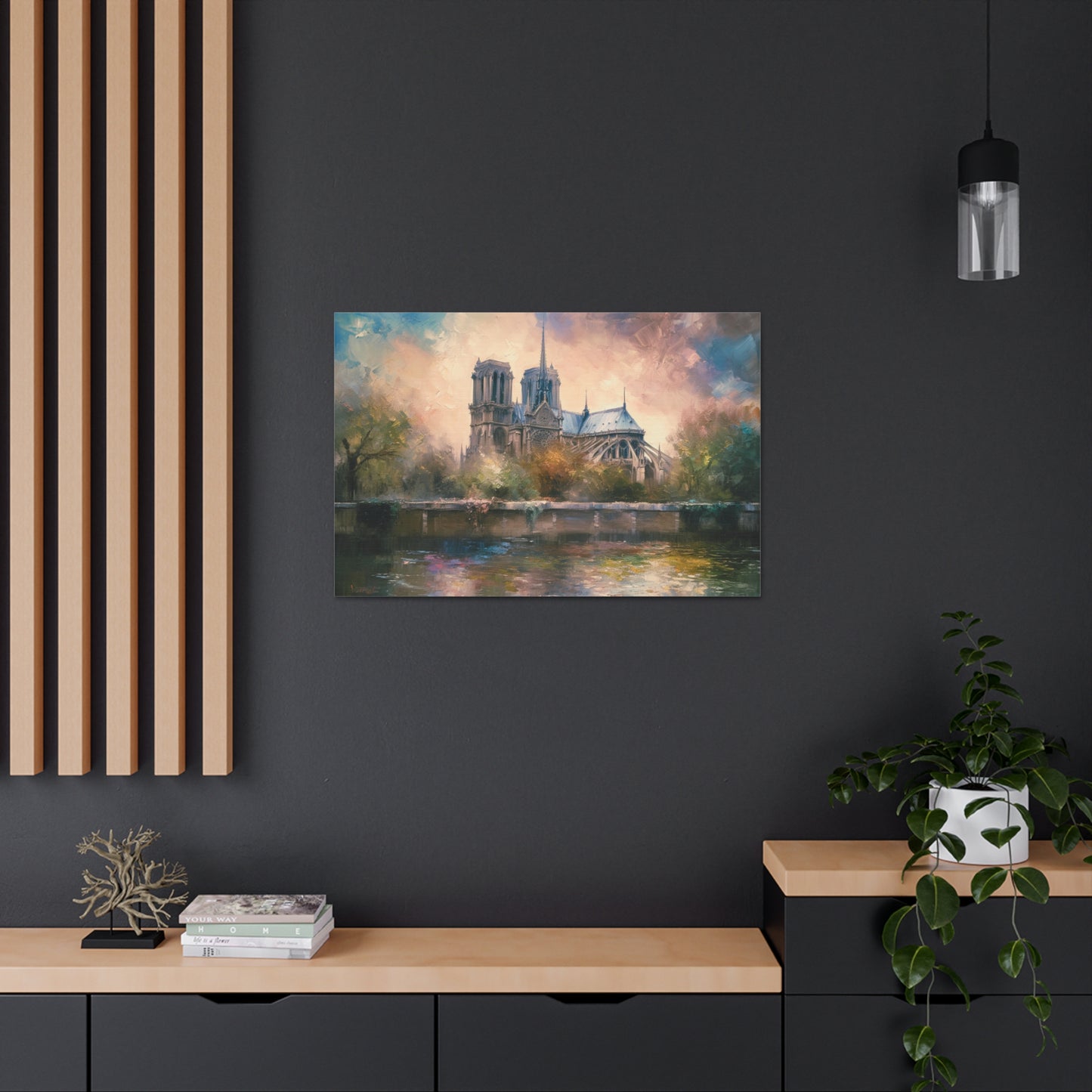 Notre Dame Cathedral Painting for Living Room Oil Painting for Dining Room Painting for Bedroom Painting for Bedroom Painting on Canvas