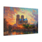 Notre Dame Cathedral Painting for Living Room Oil Painting for Dining Room Painting for Bedroom Painting for Bedroom Painting on Canvas