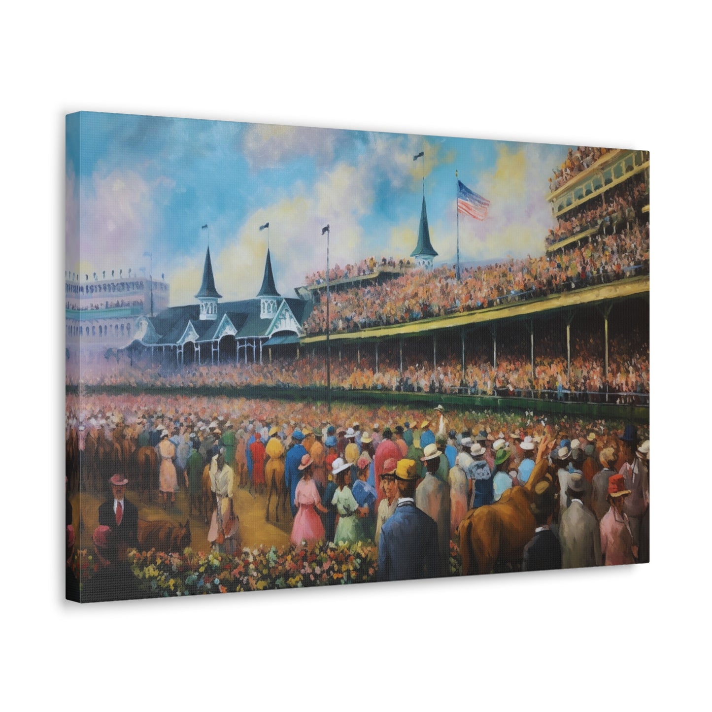 Horse Painting for Living Room Oil Painting for Dining Room Painting for Bedroom Painting for Bedroom Painting on Canvas Kentucky Derby