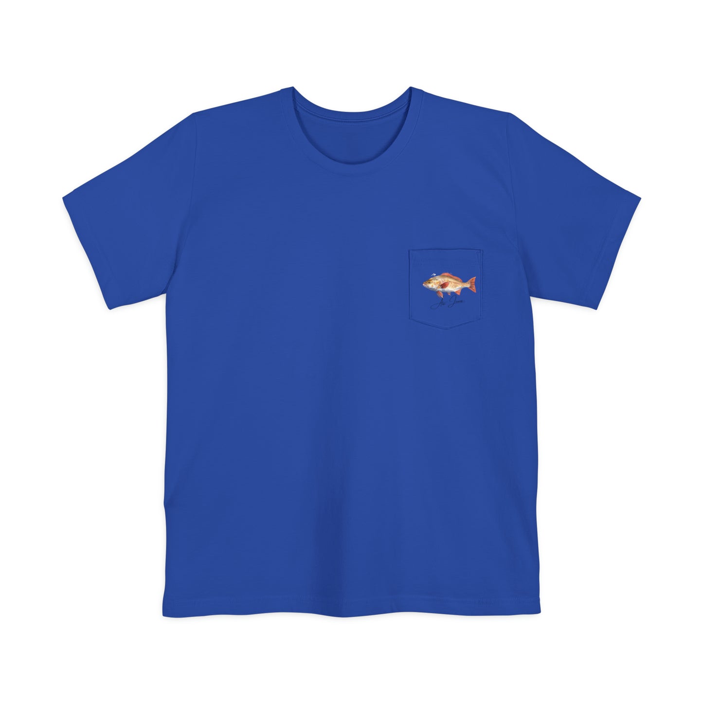 Fishing T-shirt for Fishing T-Shirt of Red Fish T-shirt Fishing Pocket T-Shirt of Fish