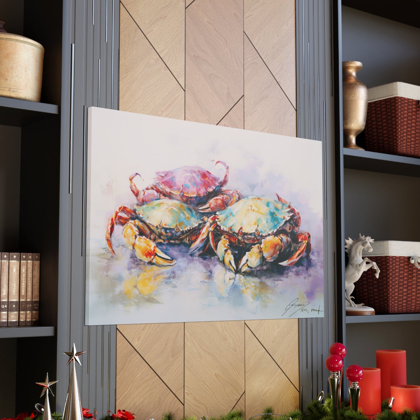 Painting of Crabs Paint for Living Room Oil Painting for Dining Room Painting for Bedroom Painting for Bedroom Painting for Beach