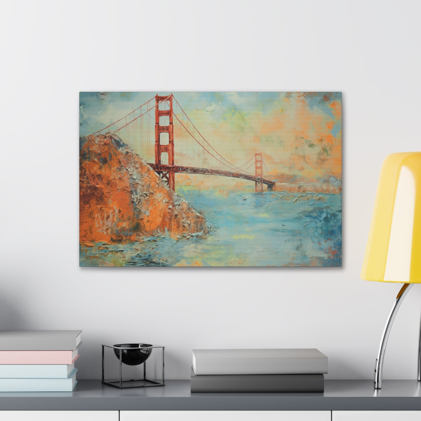 Golden Gate Bridge Painting for Living Room Oil Painting for Dining Room Painting for Bedroom Painting for Office Painting of San Francisco