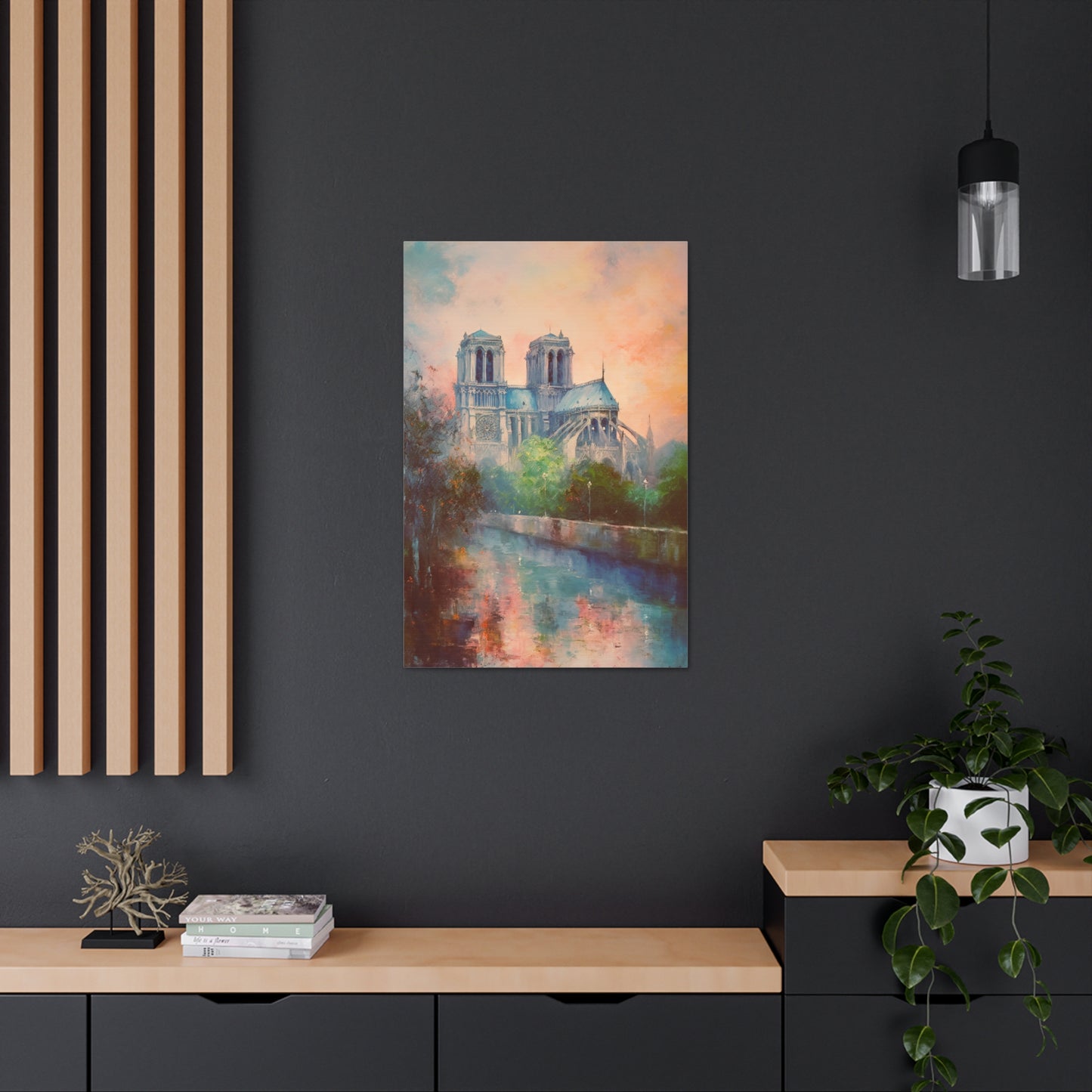 Notre Dame Cathedral Painting for Living Room Oil Painting for Dining Room Painting for Bedroom Painting for Bedroom Painting on Canvas