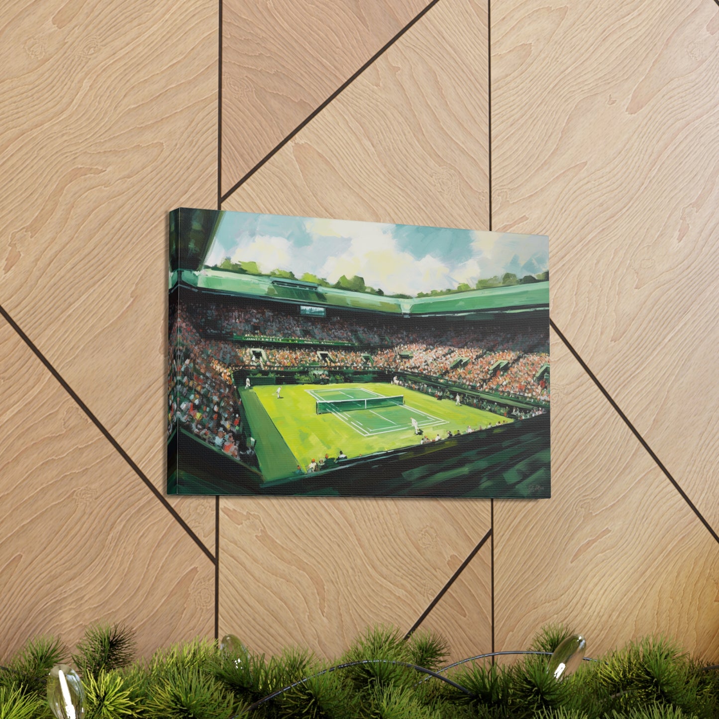 Tennis Painting for Living Room Oil Painting Dining Room Painting for Bedroom Painting for Office Painting of Wimbledon