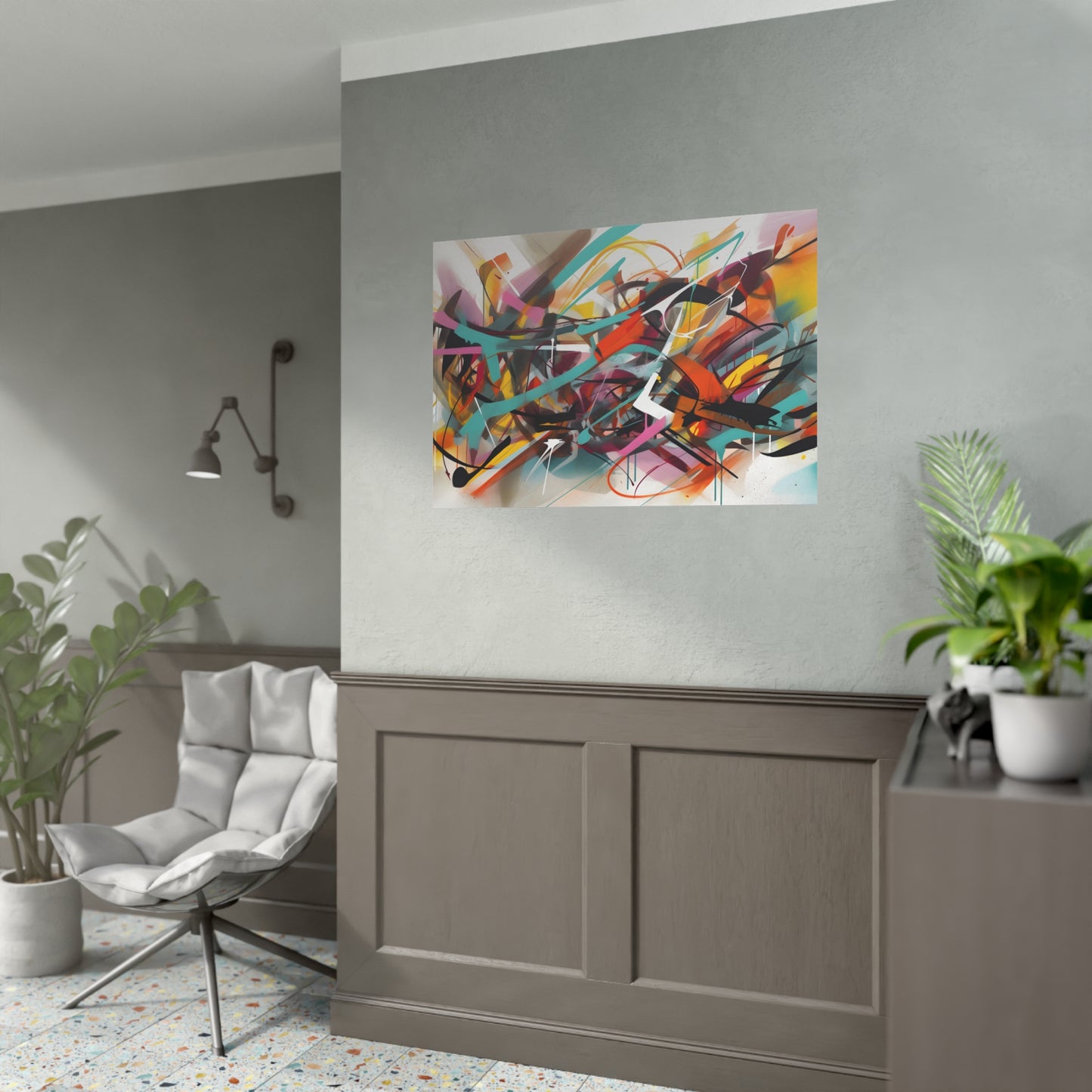 Abstract Art Graffiti Art for Living Room Art for Bedroom Art for Kids Room Art for Office Art