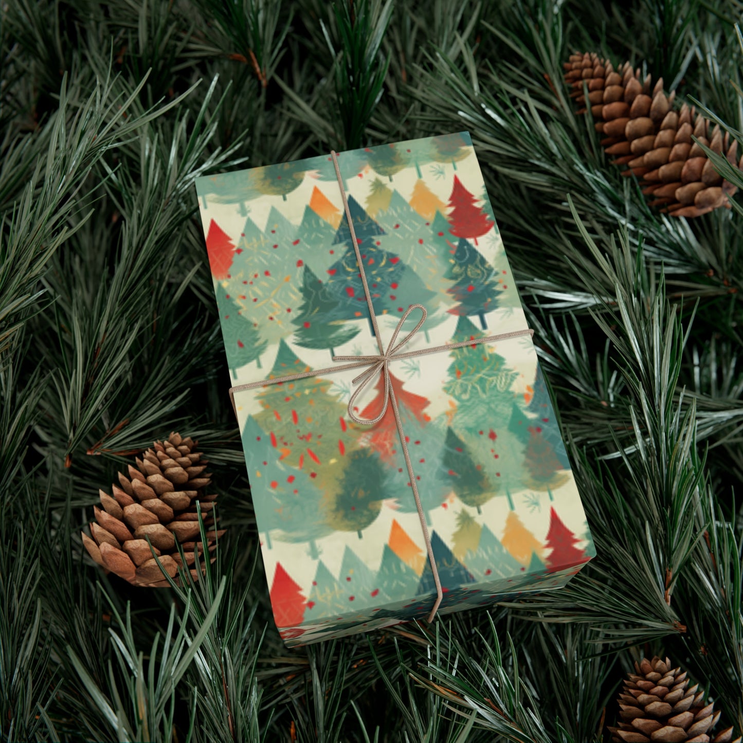 Christmas Tree Wrapping Paper for Christmas Wrapping Paper for Birthday Wrapping Paper Designer Wrapping Paper