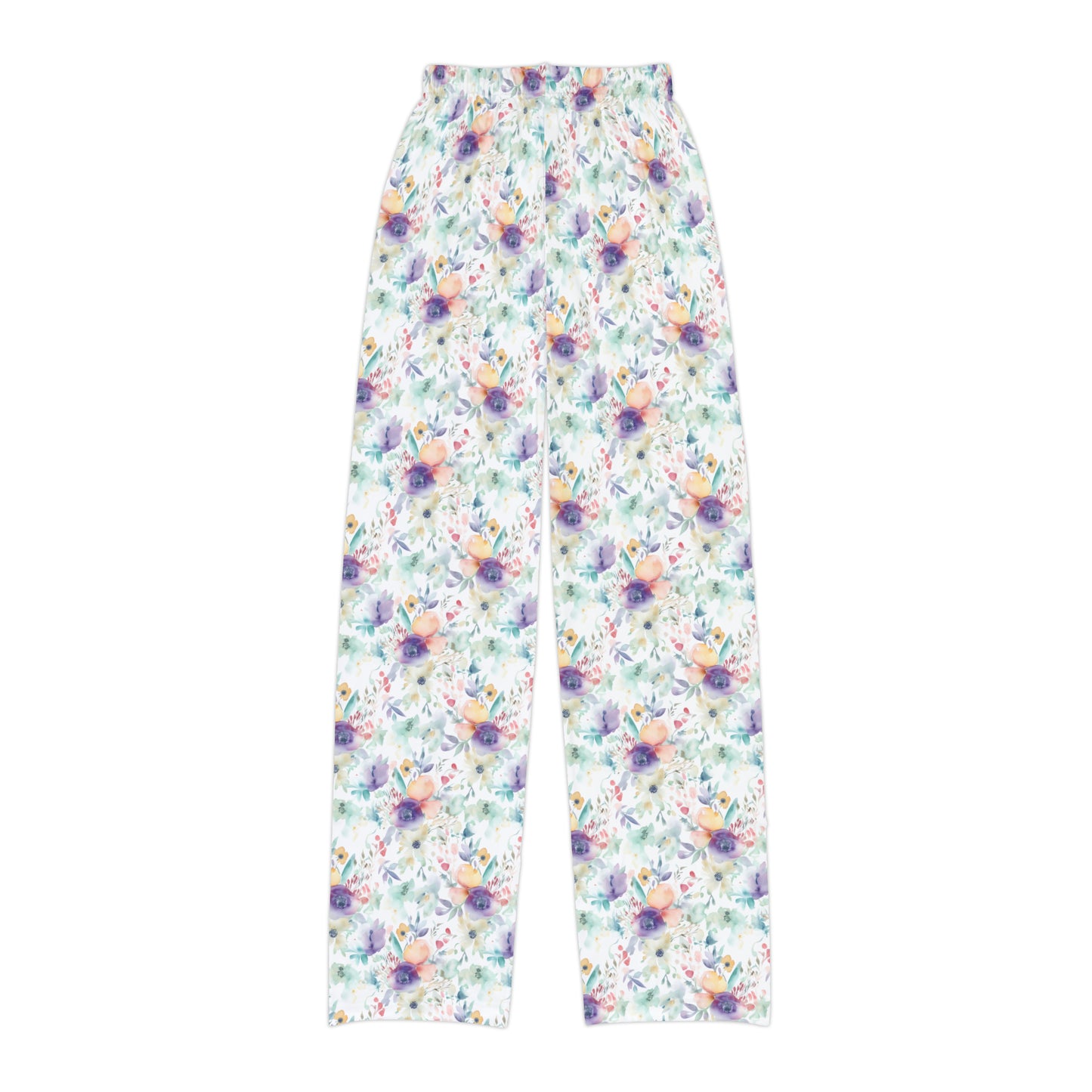 Kid's Floral Pajama Pants with Flower Pajama Pants for Kids