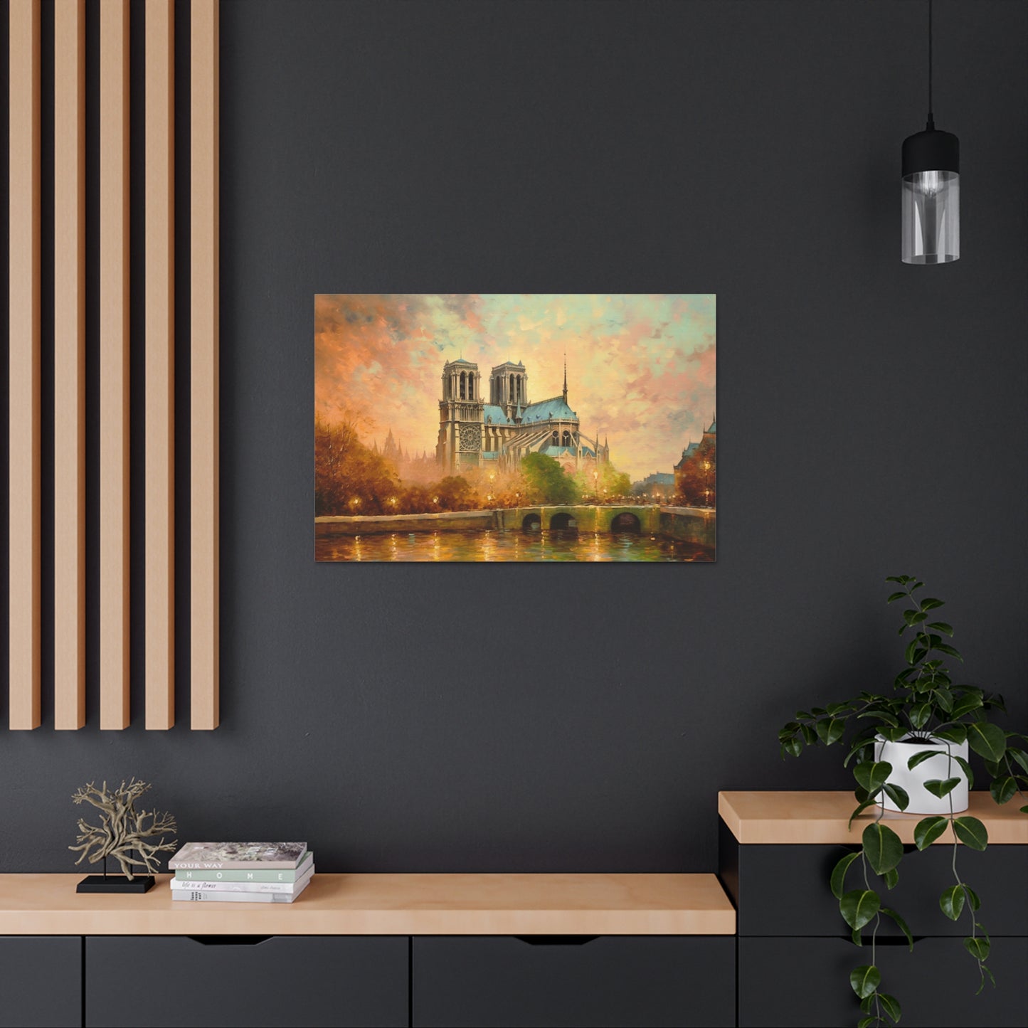 Notre Dame Cathedral Painting for Living Room Oil Painting for Dining Room Painting for Bedroom Painting for Bedroom Painting on Canvas