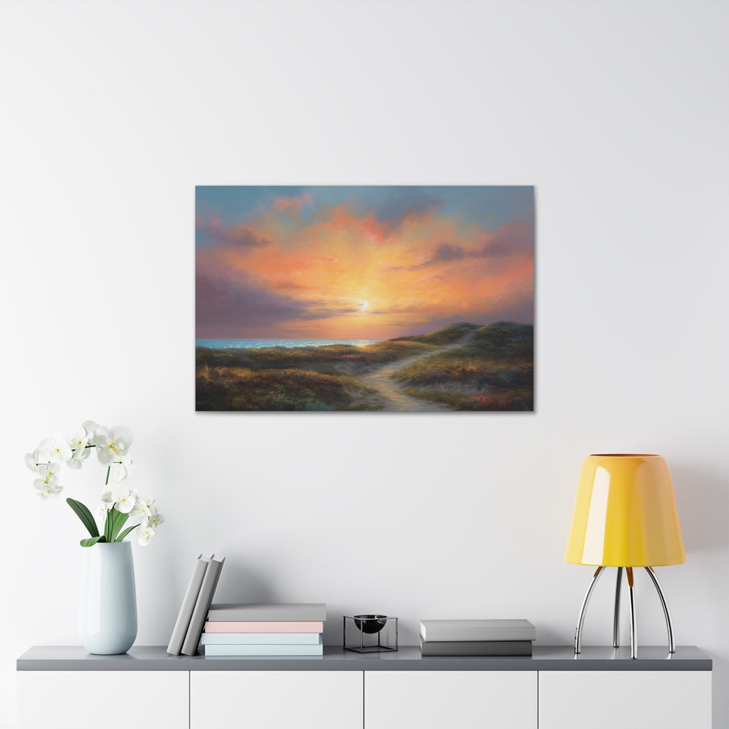 Sunset Painting for Living Room Oil Painting for Dining Room Painting for Bedroom Painting for Bedroom Painting on Canvas Beach Painting