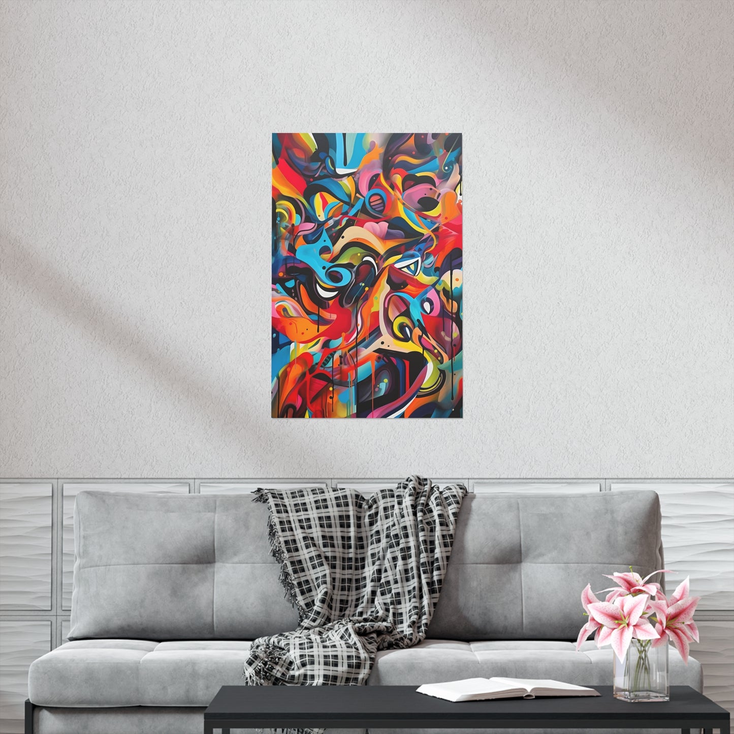 Abstract Art Graffiti Art for Living Room Art for Bedroom Art for Kids Room Art for Office Art