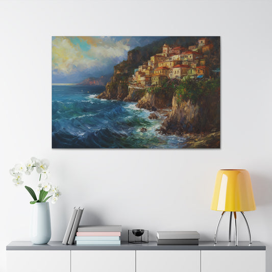 Landscape Painting for Living Room Oil Painting for Dining Room Painting for Bedroom Painting for Office Painting of Amalfi Coast