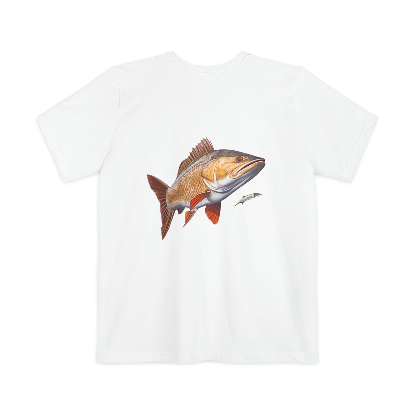 Fishing T-shirt for Fishing T-Shirt of Red Fish T-shirt Fishing Pocket T-Shirt of Fish