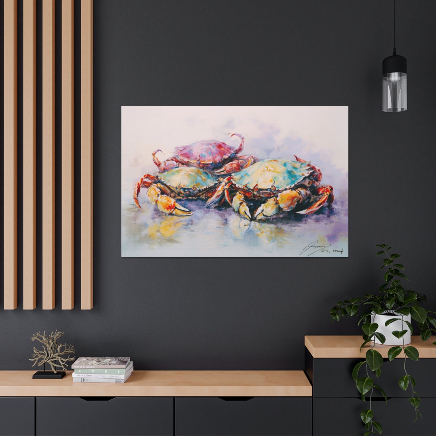 Painting of Crabs Paint for Living Room Oil Painting for Dining Room Painting for Bedroom Painting for Bedroom Painting for Beach