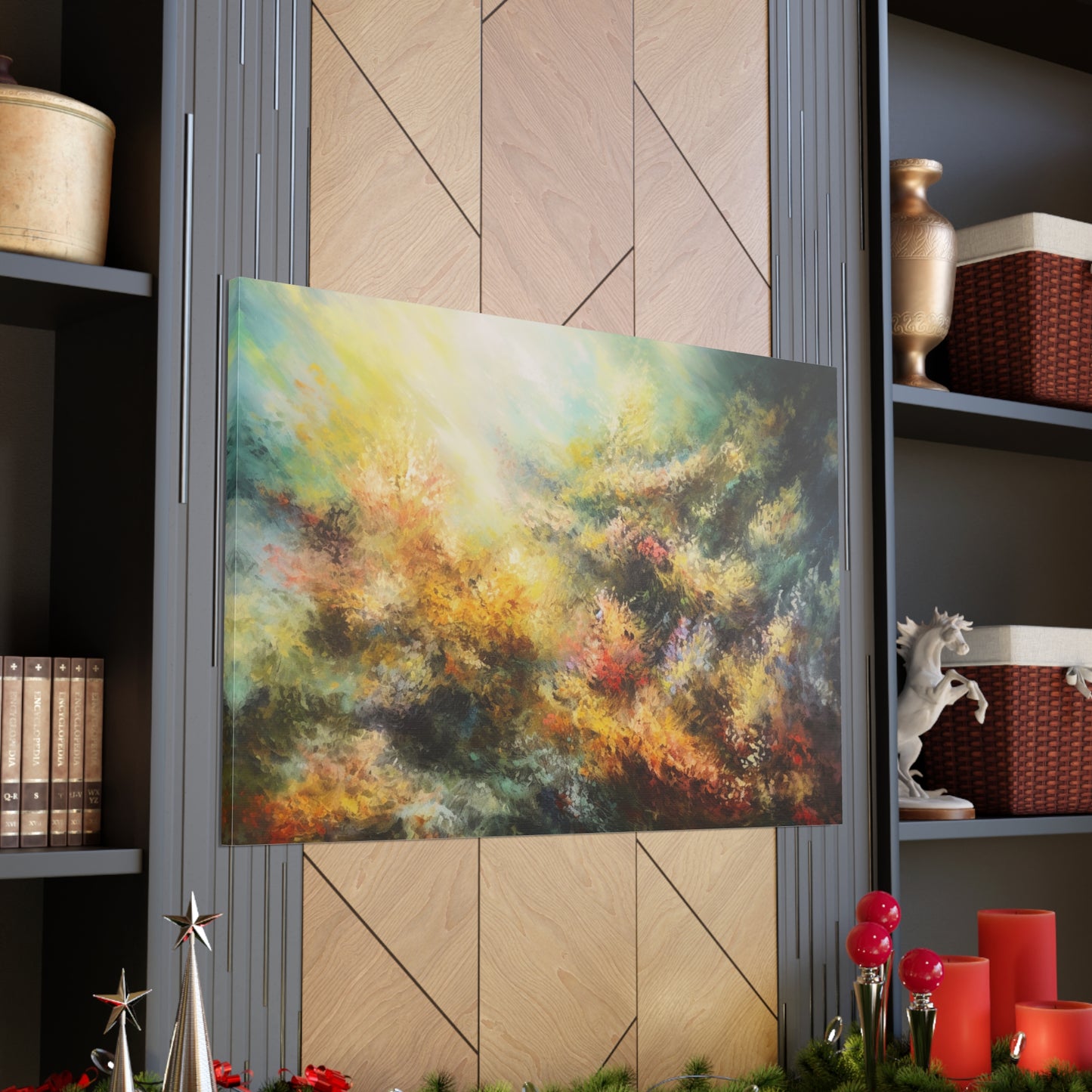 Abstract Oil Painting for Living Room Oil Painting for Dining Room Painting for Bedroom Painting for Office Painting of Coral