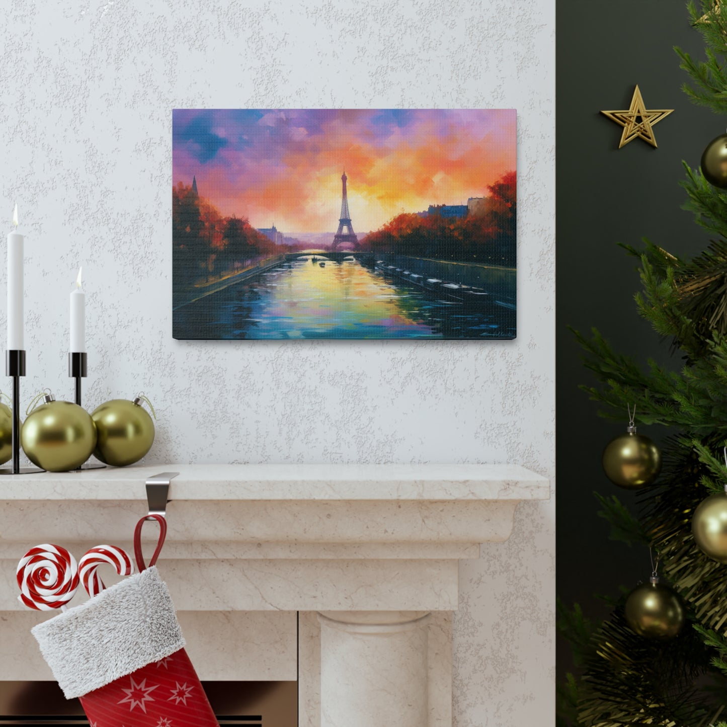 Eiffel Tower Painting for Living Room Oil Painting for Dining Room Painting for Bedroom Painting for Bedroom Painting of Paris