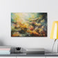 Abstract Oil Painting for Living Room Oil Painting for Dining Room Painting for Bedroom Painting for Office Painting of Coral