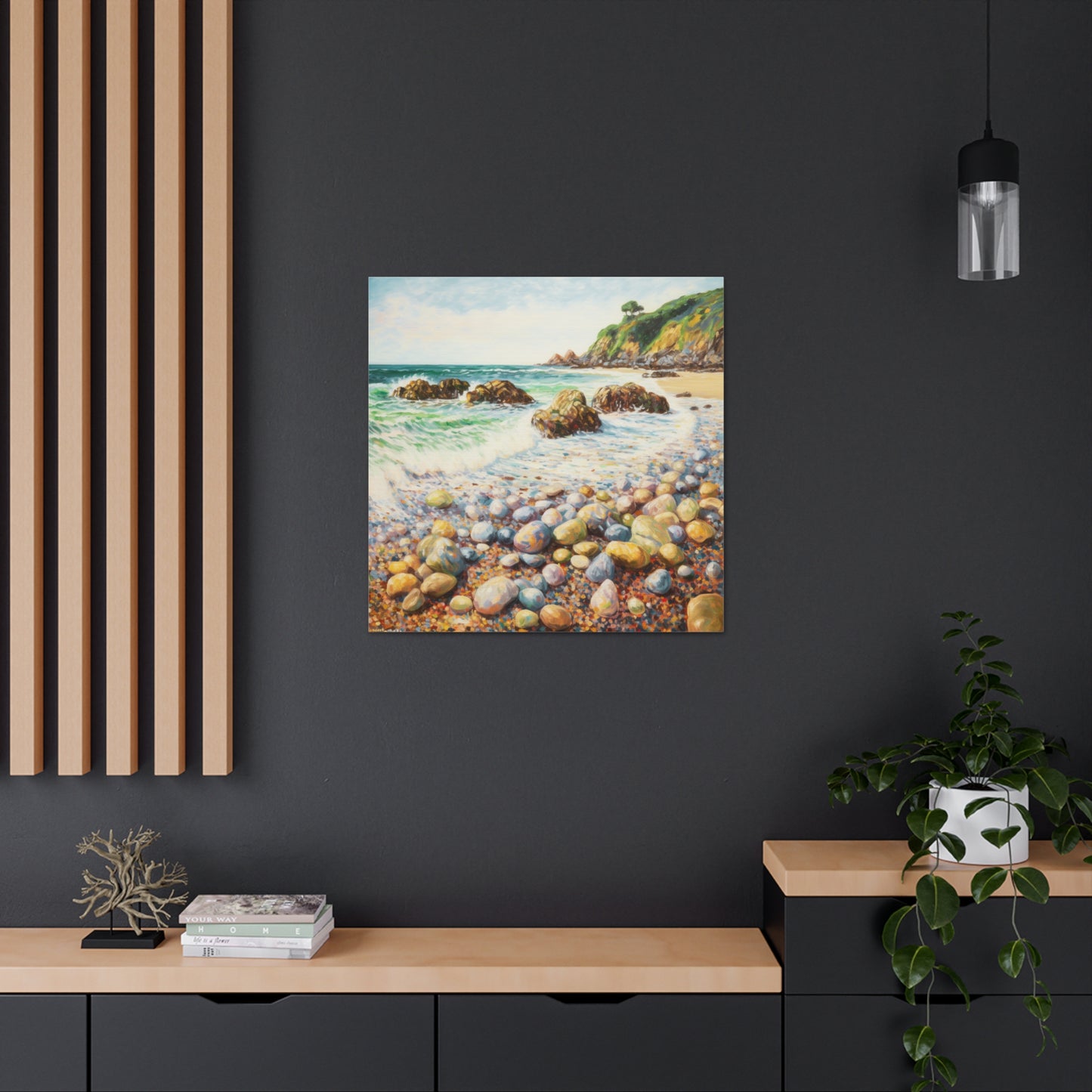 Beach Painting for Living Room Oil Painting for Dining Room Painting for Bedroom Painting for Office Painting of Rock Beach