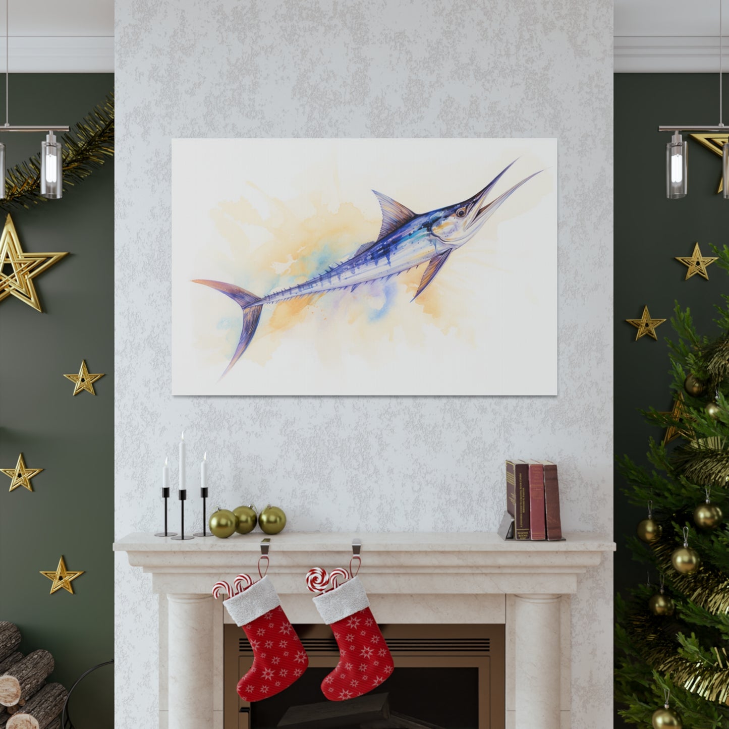 Painting of Marlin Painting for Living Room Oil Painting for Dining Room Painting for Bedroom Painting for Bedroom Painting for Beach