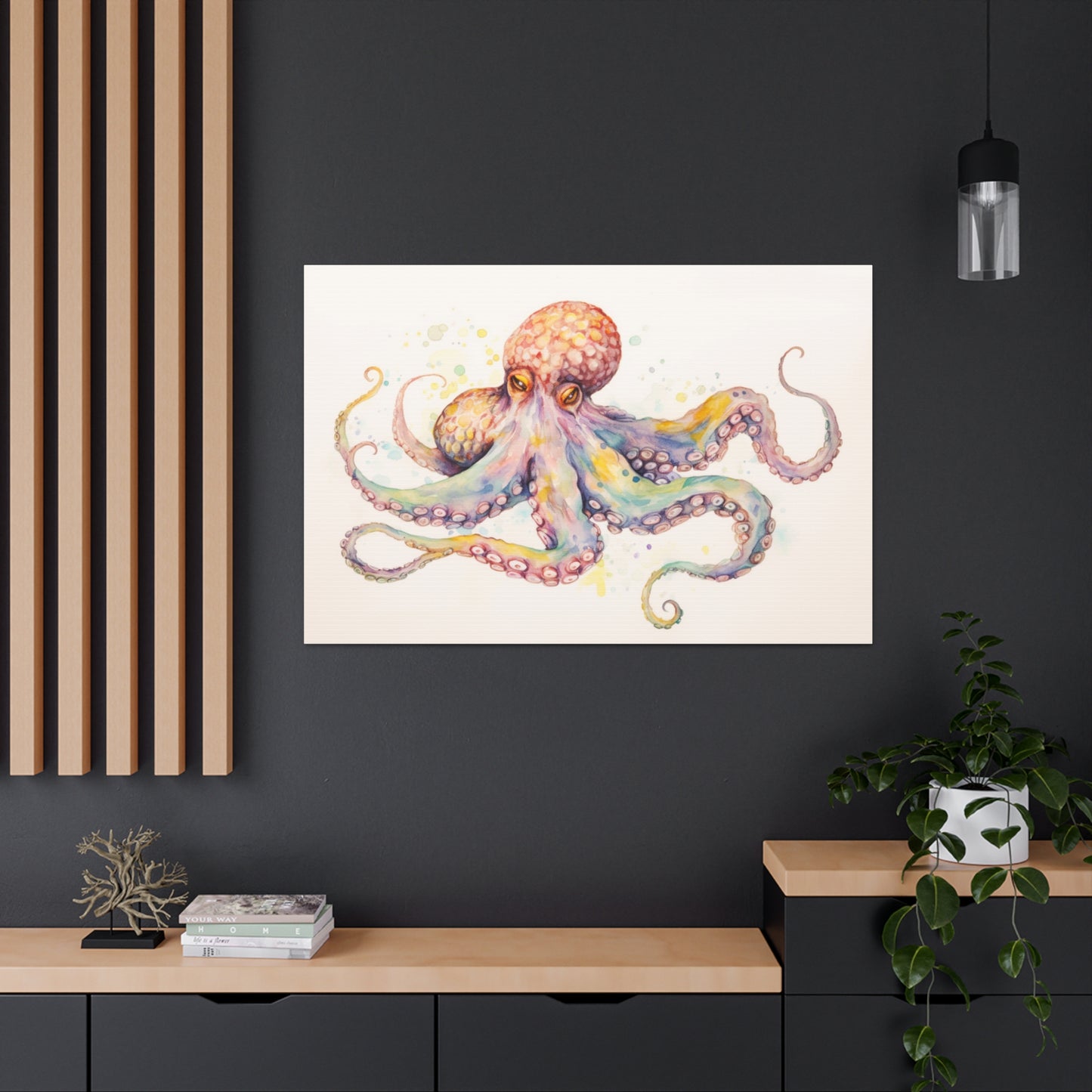 Octopus Oil Painting for Living Room Oil Painting for Dining Room Painting for Bedroom Painting for Office Painting of Octopus