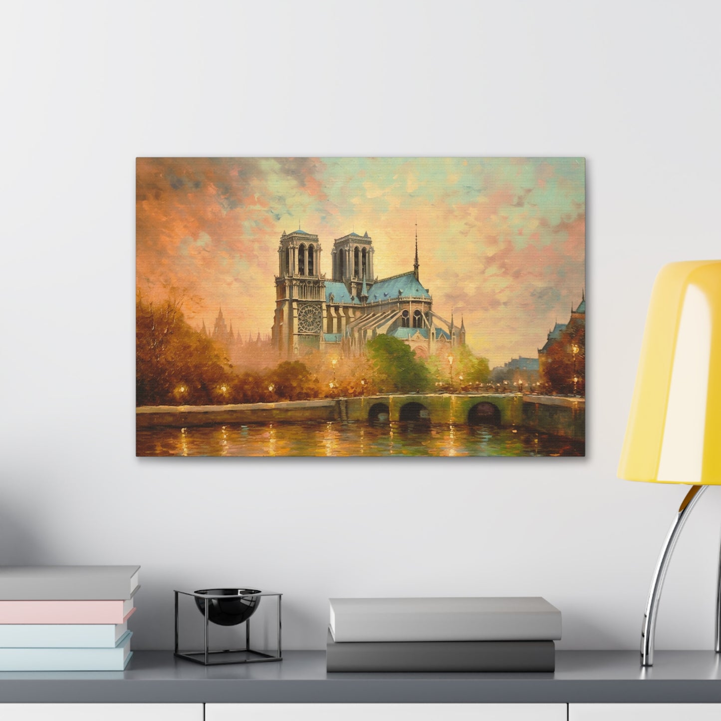 Notre Dame Cathedral Painting for Living Room Oil Painting for Dining Room Painting for Bedroom Painting for Bedroom Painting on Canvas