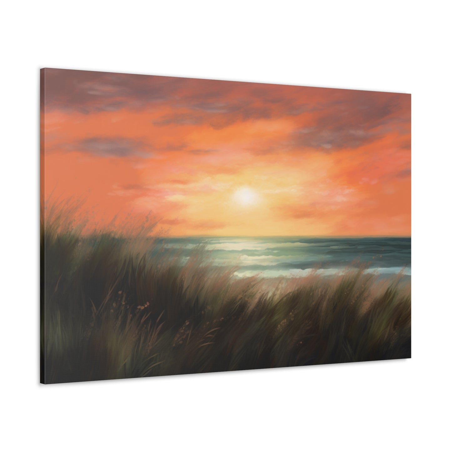 Sunset Painting for Living Room Oil Painting for Dining Room Painting for Bedroom Painting for Bedroom Painting on Canvas Beach Painting