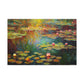 Lily Pad Painting for Living Room Oil Painting for Dining Room Painting for Bedroom Painting for Bedroom Painting of Pond