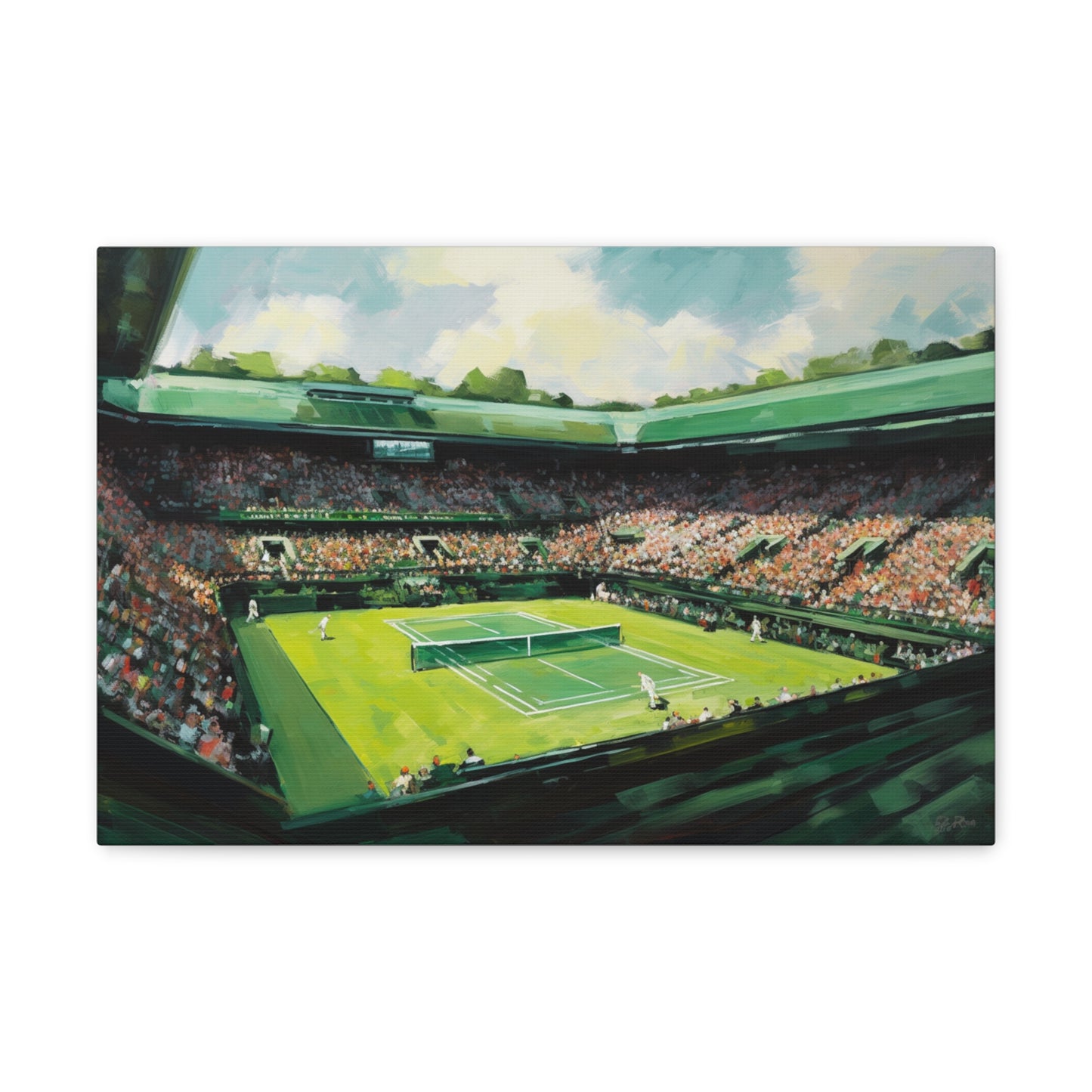 Tennis Painting for Living Room Oil Painting Dining Room Painting for Bedroom Painting for Office Painting of Wimbledon