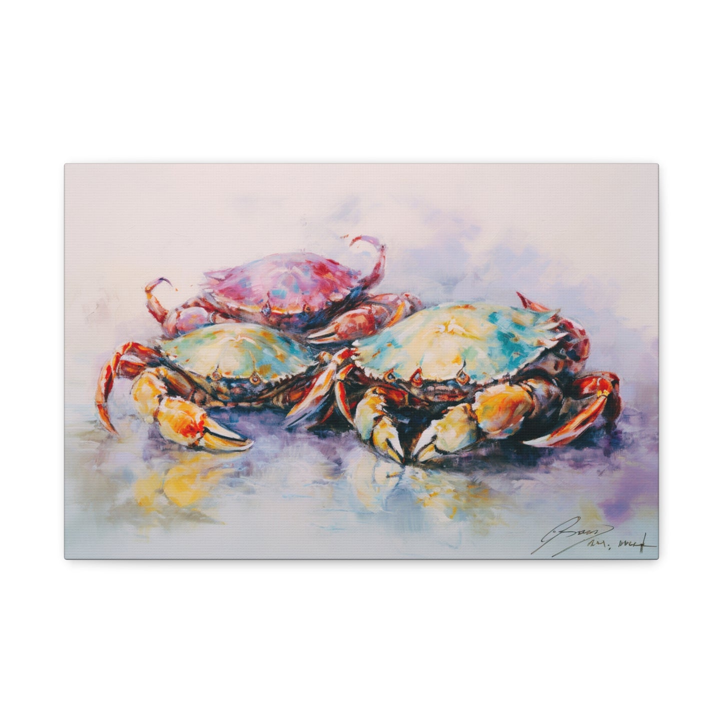 Painting of Crabs Paint for Living Room Oil Painting for Dining Room Painting for Bedroom Painting for Bedroom Painting for Beach