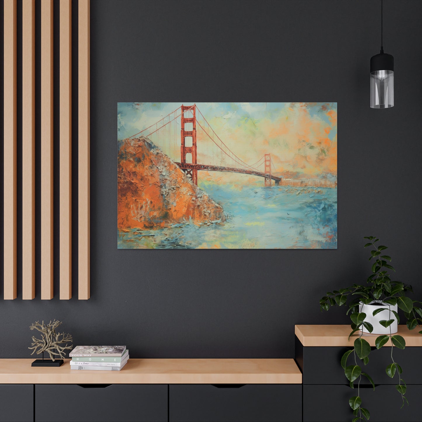 Golden Gate Bridge Painting for Living Room Oil Painting for Dining Room Painting for Bedroom Painting for Office Painting of San Francisco