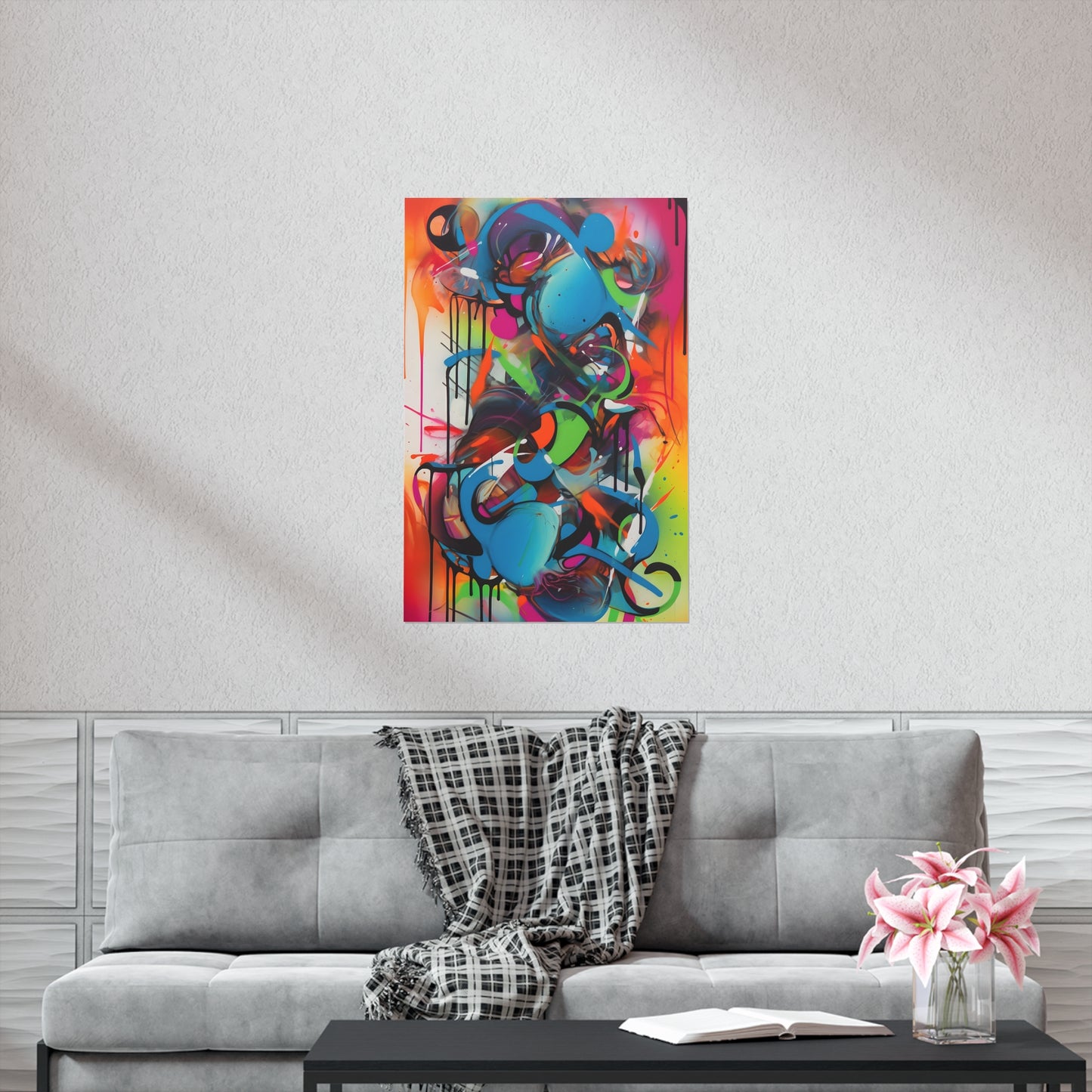 Abstract Art Graffiti Art for Living Room Art for Bedroom Art for Kids Room Art for Office Art