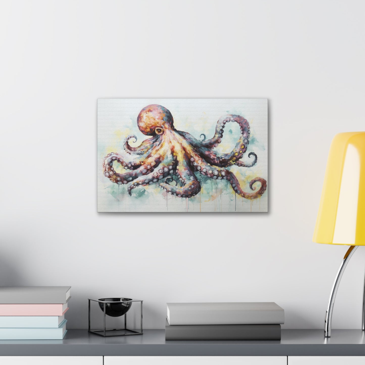 Octopus Oil Painting for Living Room Oil Painting for Dining Room Painting for Bedroom Painting for Office Painting of Octopus