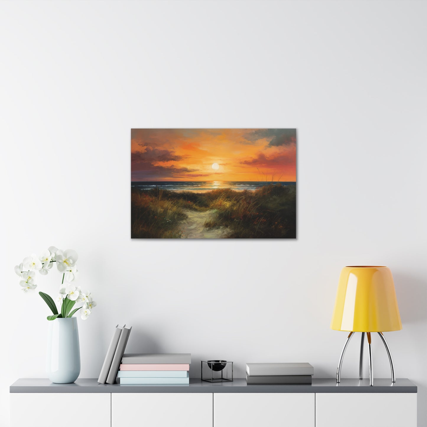 Sunset Painting for Living Room Oil Painting for Dining Room Painting for Bedroom Painting for Bedroom Painting on Canvas Beach Painting