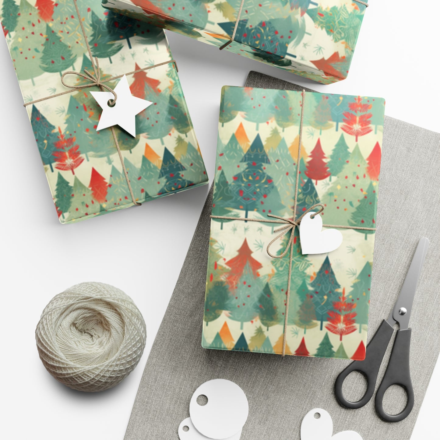 Christmas Tree Wrapping Paper for Christmas Wrapping Paper for Birthday Wrapping Paper Designer Wrapping Paper