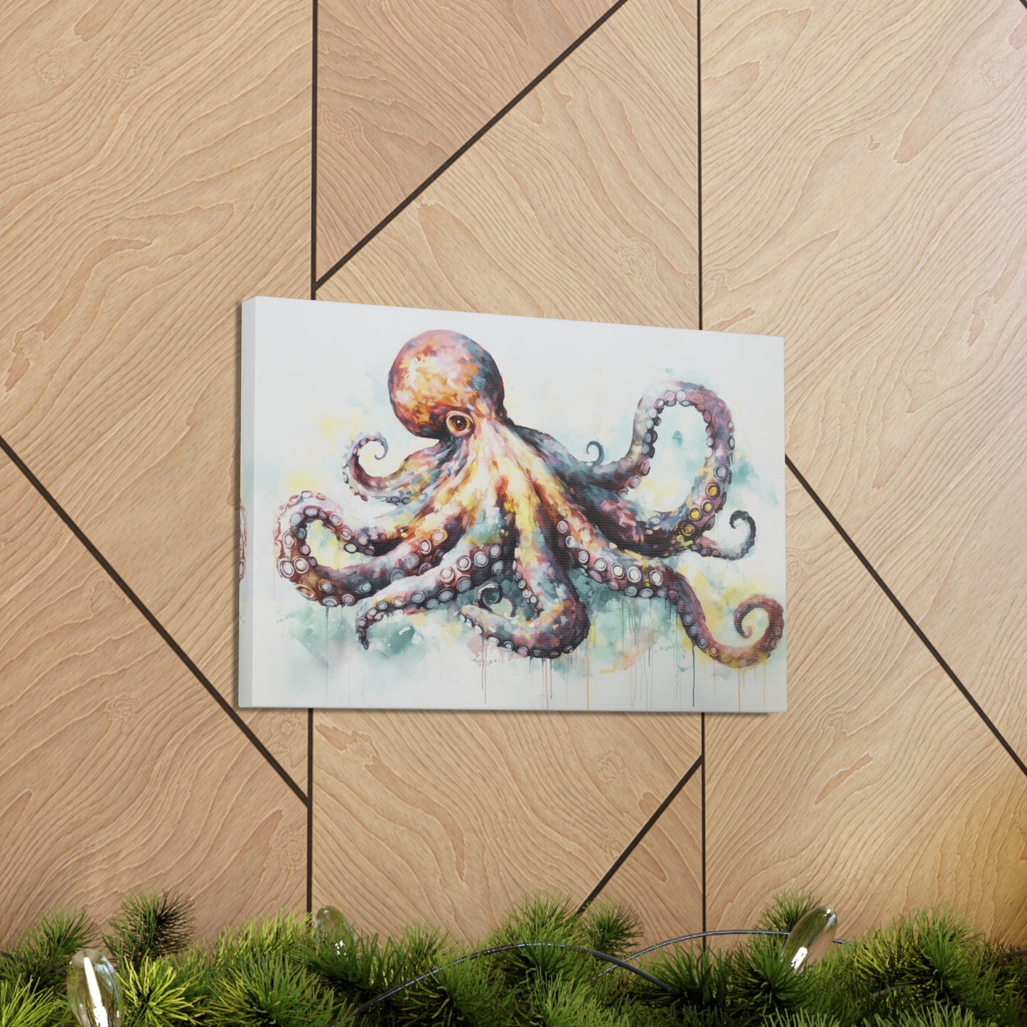 Octopus Oil Painting for Living Room Oil Painting for Dining Room Painting for Bedroom Painting for Office Painting of Octopus