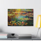 Lily Pad Painting for Living Room Oil Painting for Dining Room Painting for Bedroom Painting for Bedroom Painting of Pond