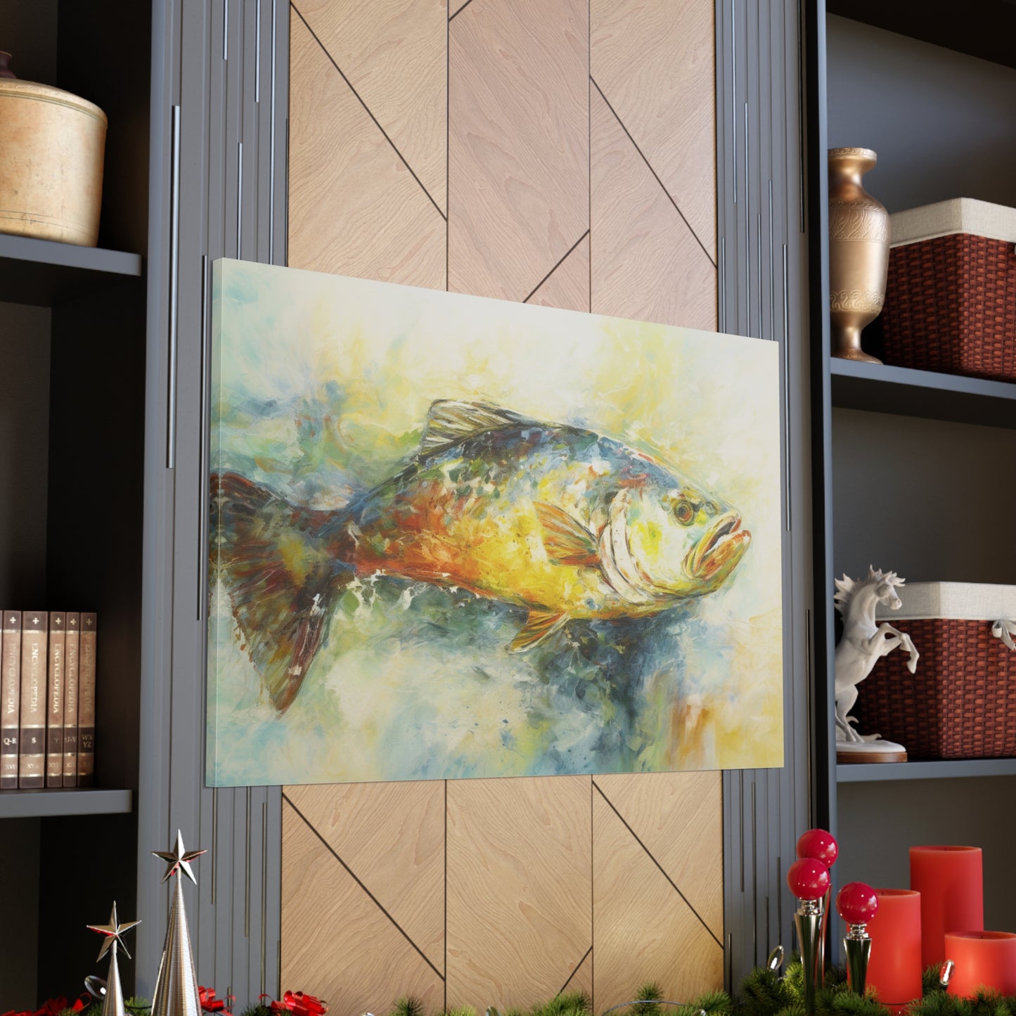 Painting of Fish Painting for Living Room Oil Painting for Dining Room Painting for Bedroom Painting for Bedroom Painting for Beach House