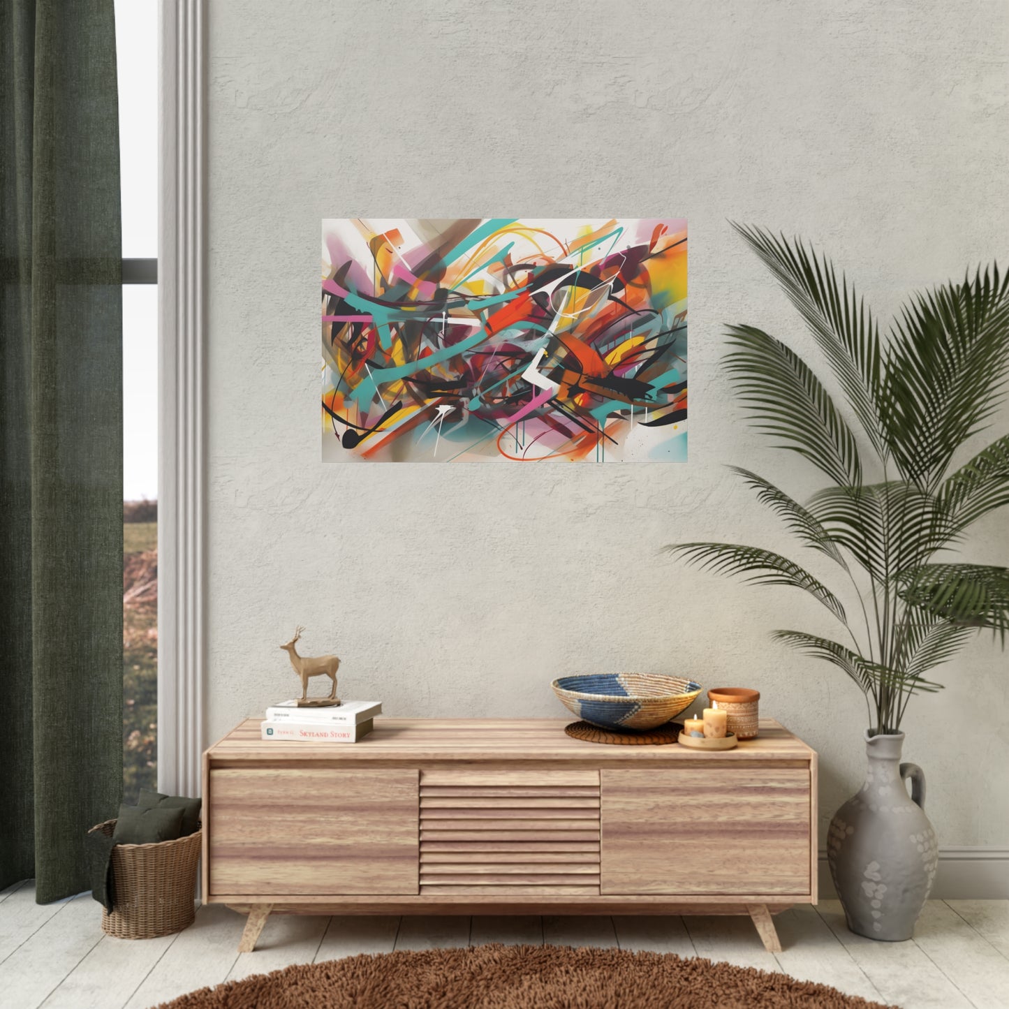 Abstract Art Graffiti Art for Living Room Art for Bedroom Art for Kids Room Art for Office Art