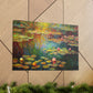 Lily Pad Painting for Living Room Oil Painting for Dining Room Painting for Bedroom Painting for Bedroom Painting of Pond