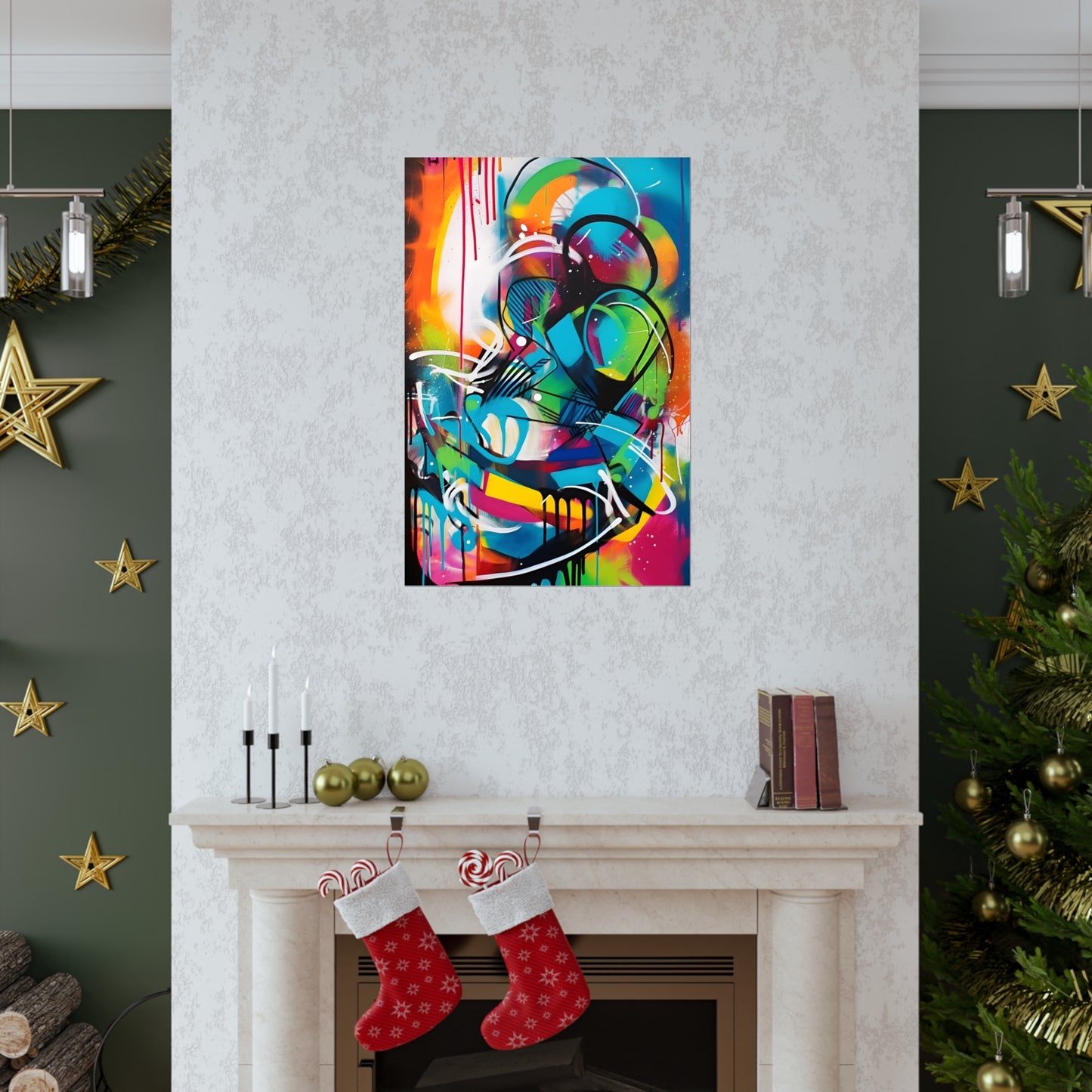 Abstract Art Graffiti Art for Living Room Art for Bedroom Art for Kids Room Art for Office Art