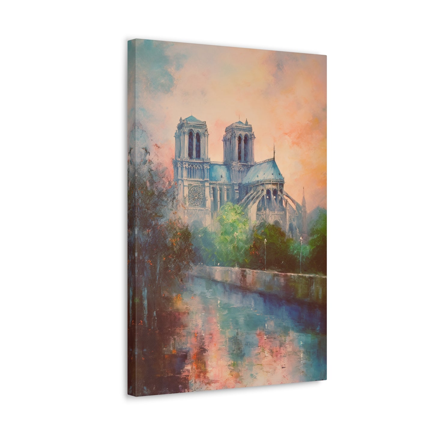 Notre Dame Cathedral Painting for Living Room Oil Painting for Dining Room Painting for Bedroom Painting for Bedroom Painting on Canvas