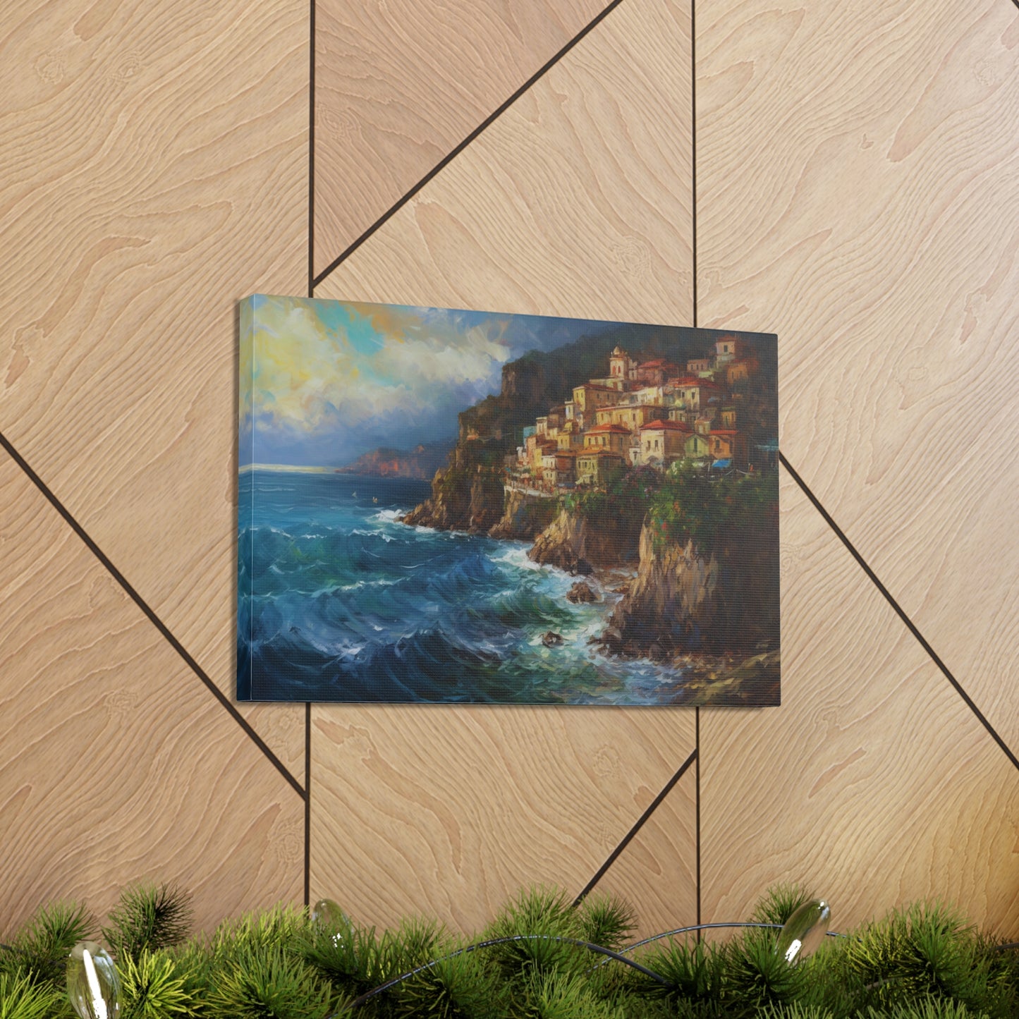 Landscape Painting for Living Room Oil Painting for Dining Room Painting for Bedroom Painting for Office Painting of Amalfi Coast