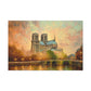 Notre Dame Cathedral Painting for Living Room Oil Painting for Dining Room Painting for Bedroom Painting for Bedroom Painting on Canvas