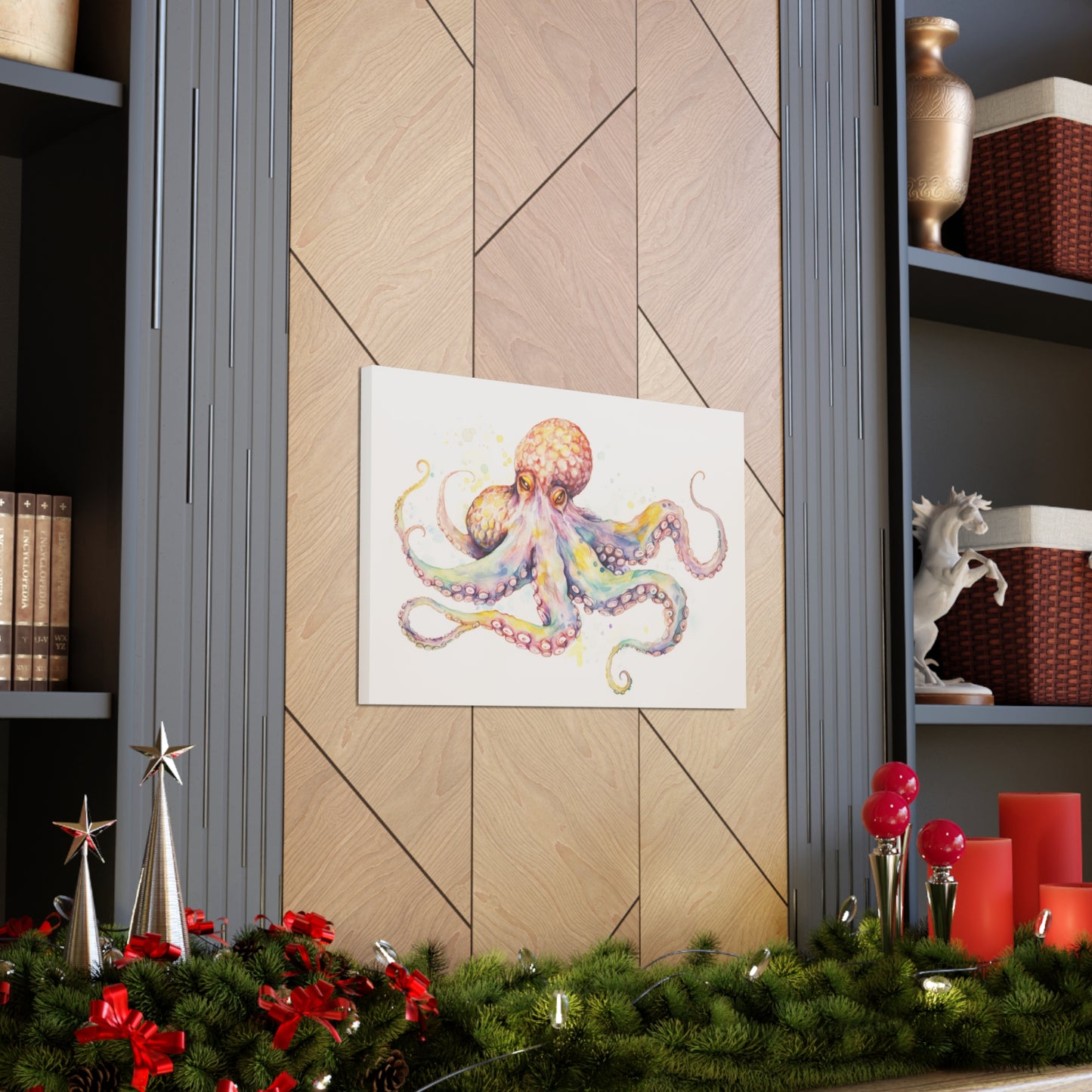 Octopus Oil Painting for Living Room Oil Painting for Dining Room Painting for Bedroom Painting for Office Painting of Octopus