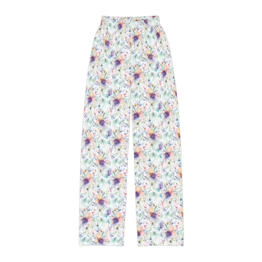 Kid's Floral Pajama Pants with Flower Pajama Pants for Kids