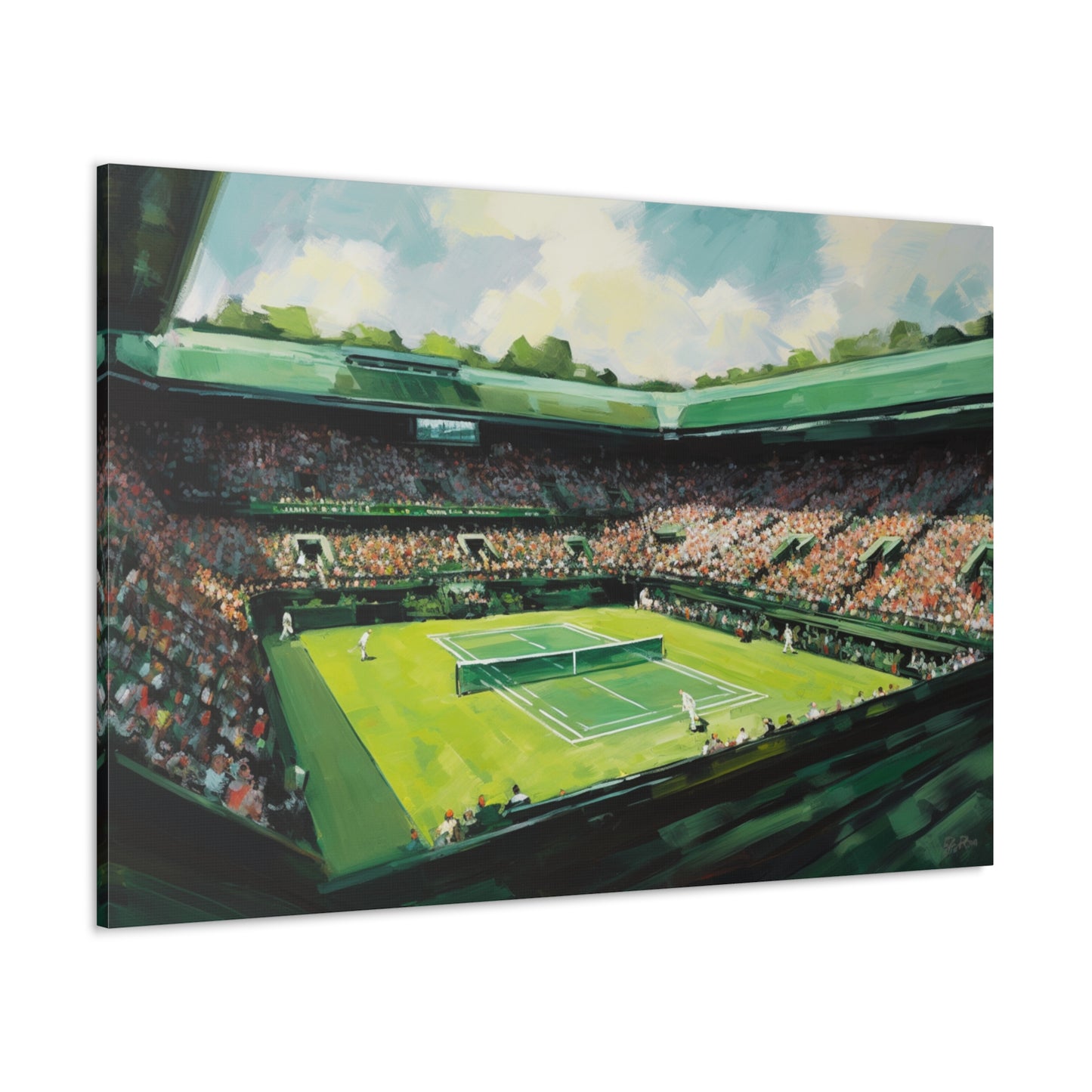 Tennis Painting for Living Room Oil Painting Dining Room Painting for Bedroom Painting for Office Painting of Wimbledon