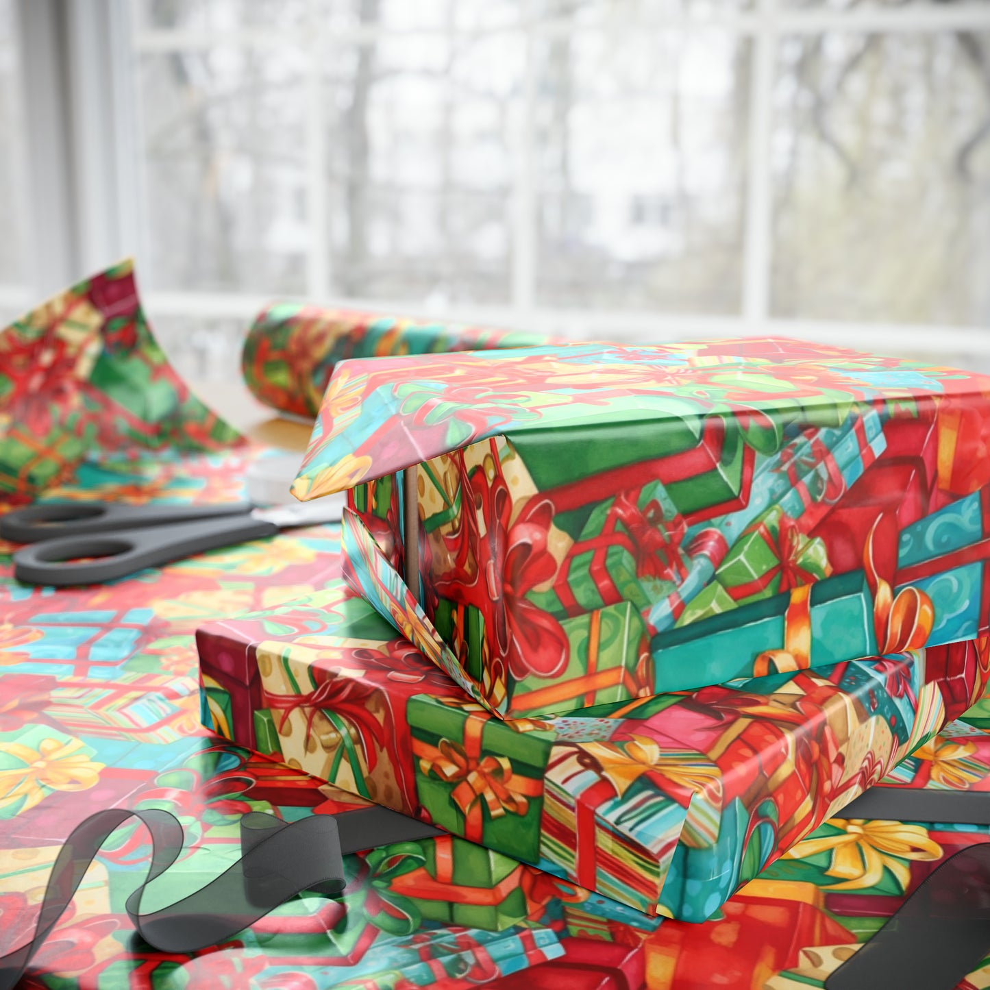 Christmas Wrapping Paper for Christmas Santa Clause Wrapping Paper Custom Wrapping Paper