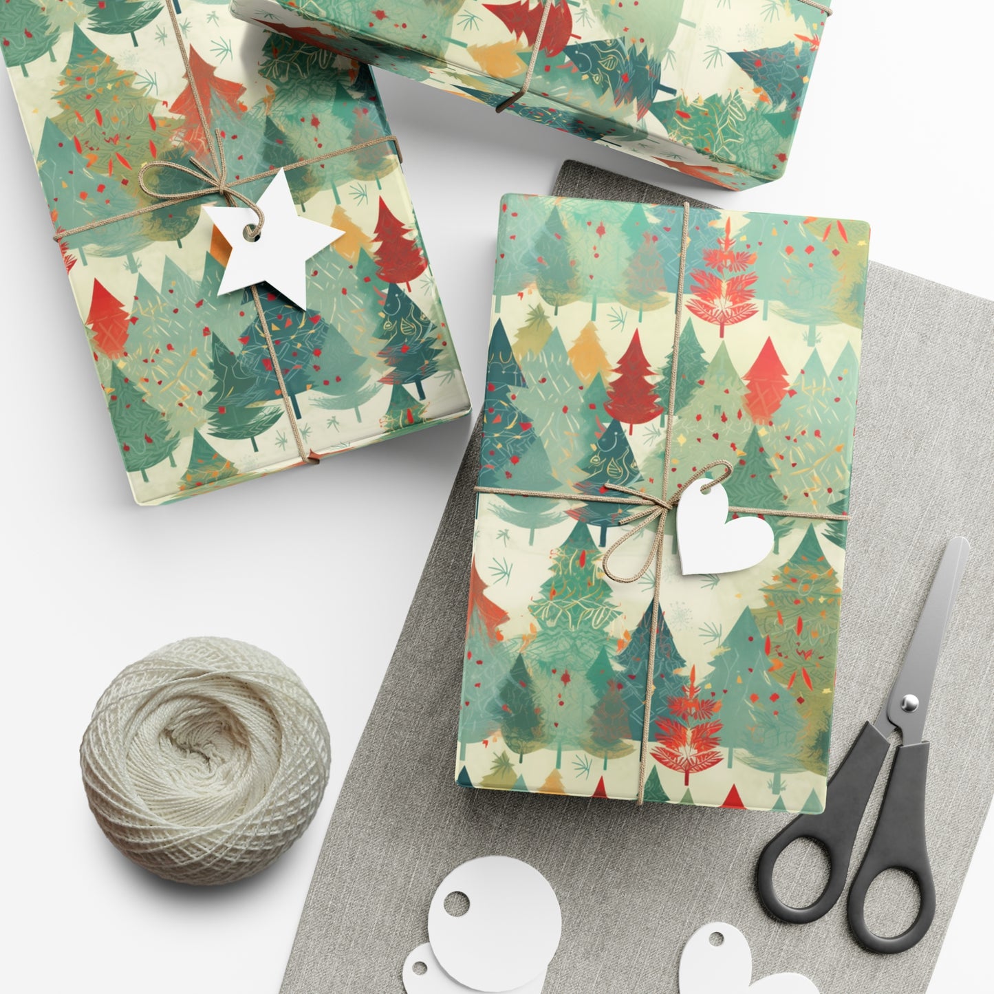 Christmas Tree Wrapping Paper for Christmas Wrapping Paper for Birthday Wrapping Paper Designer Wrapping Paper