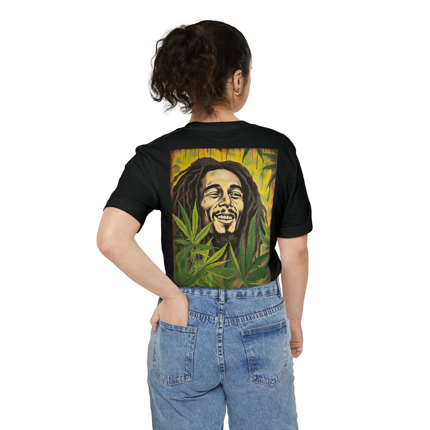 Bob Marley T-shirt Weed T-Shirt for Concert T-Shirt for 420 T-Shirt for Musical Festival T-shirt Bob Marley Pocket T-Shirt