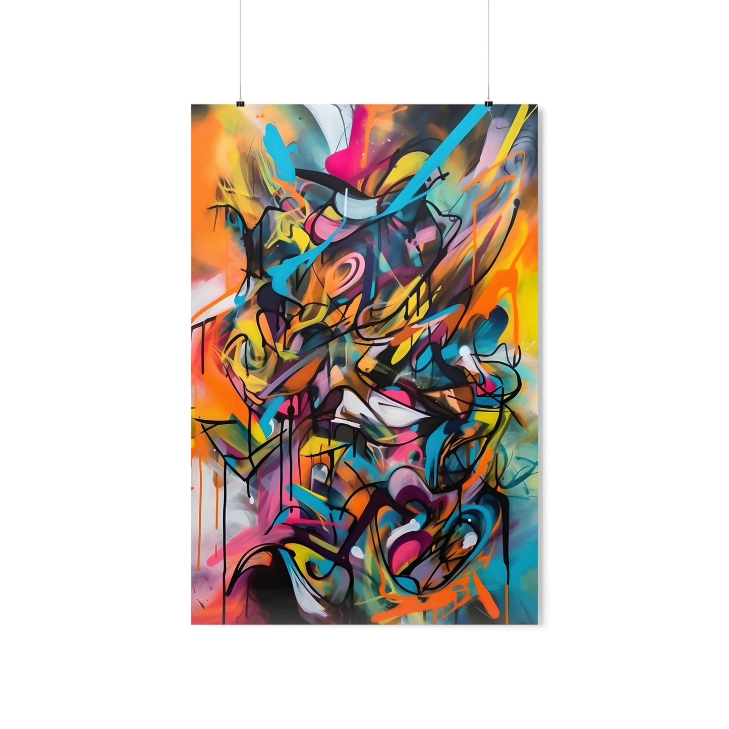 Abstract Art Graffiti Art for Living Room Art for Bedroom Art for Kids Room Art for Office Art